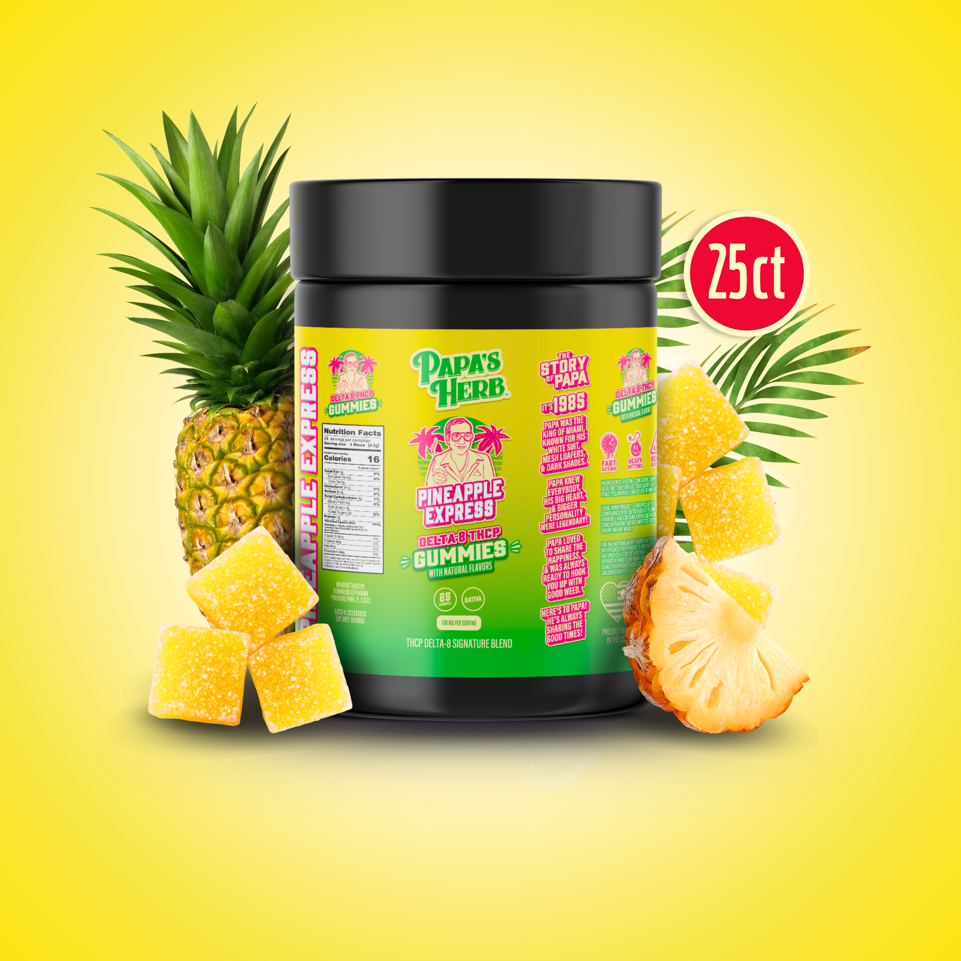 Pineapple Express Pineapple Express 3G THCA THCP HCP Live Resin Disposable